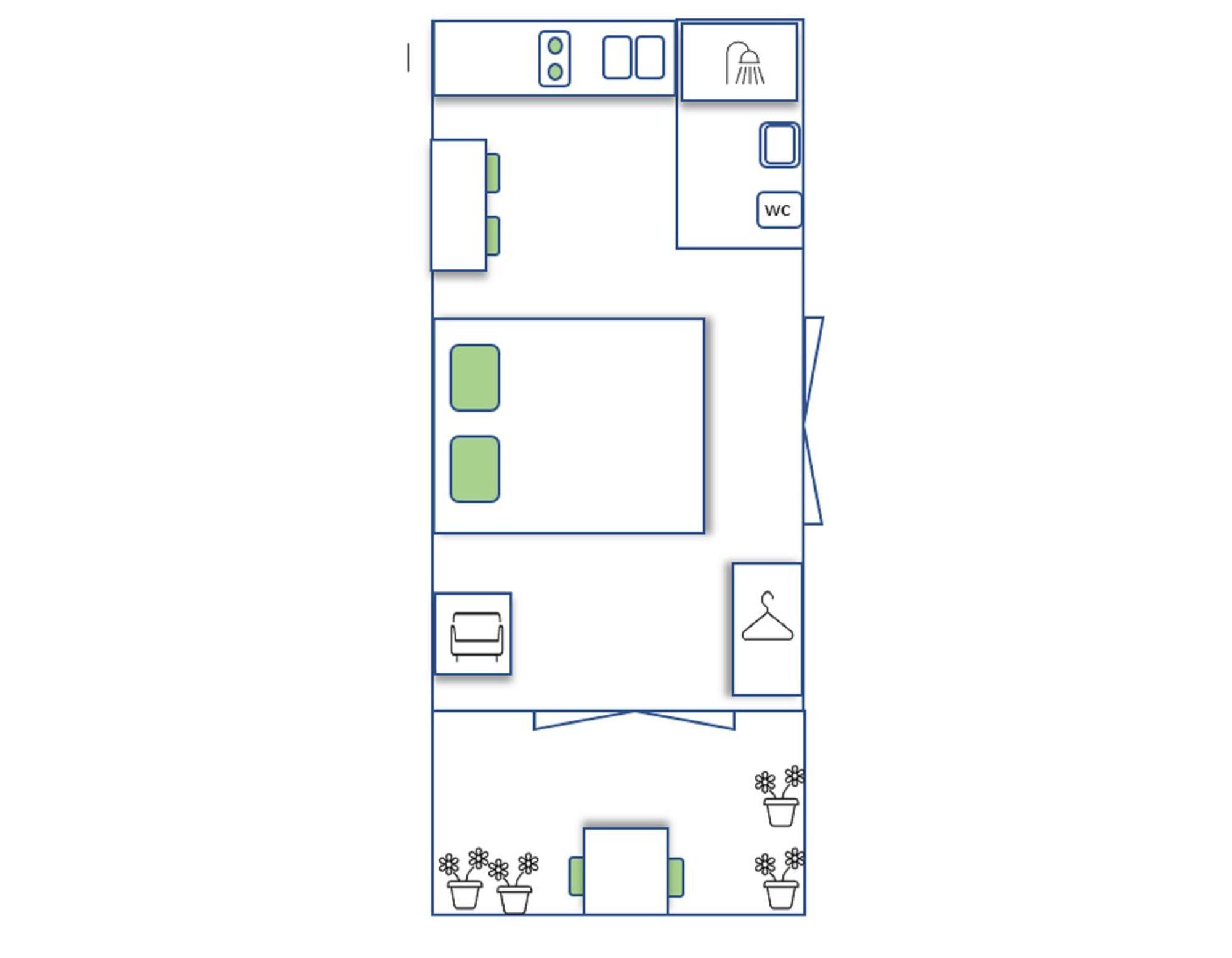 Apartments Garden House ポドゥゴラ 部屋 写真